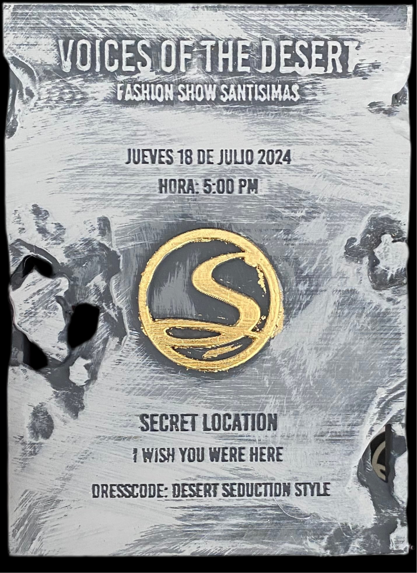 INVITACIONES VOICES OF THE DESERT (2024)